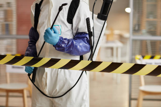 Professional Biohazard technician working in Highland, CA